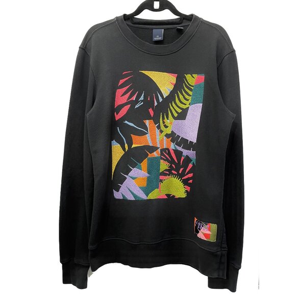 Embroidered Crewneck Sweatshirt, Scotch & Soda, Size M - Picture 1 of 5